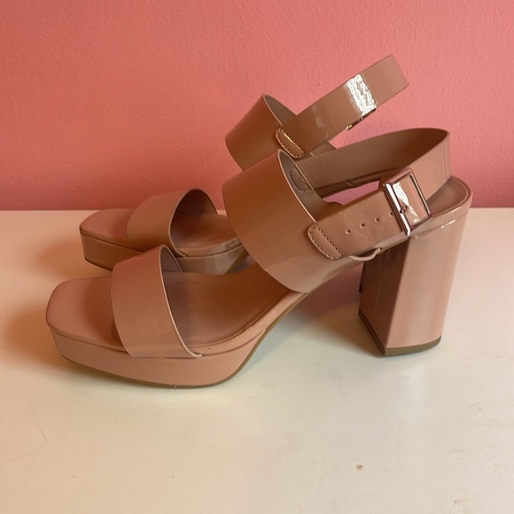 Nude pink Y.not strap heels - Picture 2 of 4